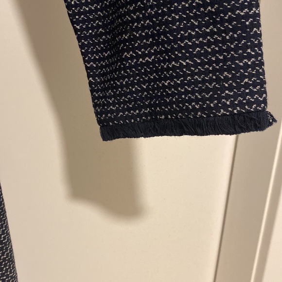 BCBG Navy Tweed Sweater Dress - Picture 4 of 7